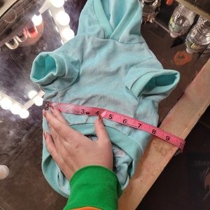 Terrycloth dog hoodie